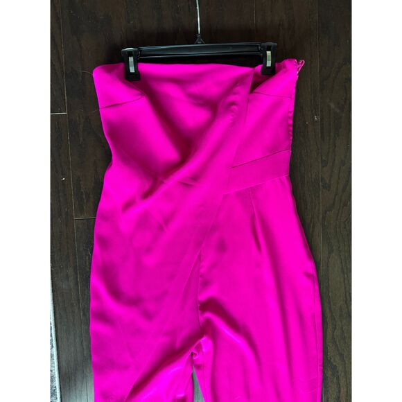NWT Alexia Admor Pink Strapless Jumpsuit Size 8 - Picture 5 of 8